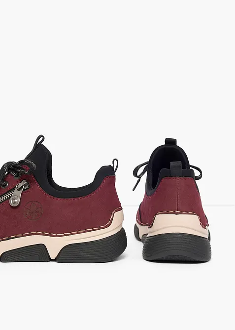 Komfortable sneakers med polstret inners&aring;le fra Rieker, Rieker