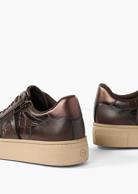 Sneakers fra Tamaris med glidel&aring;s, Tamaris
