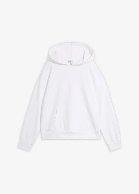 Oversized hettegenser i myk bomullmiks, bonprix