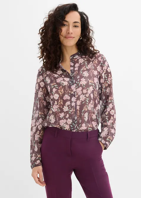 Bluse i chiffon, bonprix
