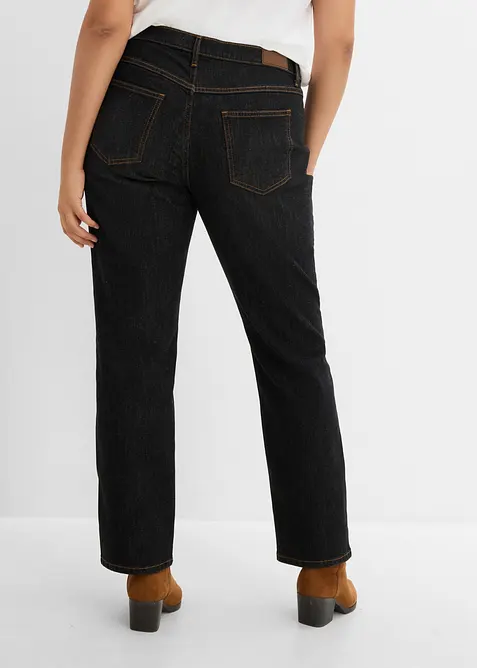 Straight-jeans Mid Waist, Stretch, bonprix