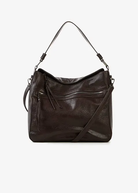 Shoppingveske med utvendig lomme, bonprix