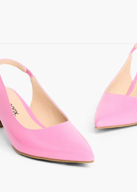 Slingbacks med kitten heels, bonprix