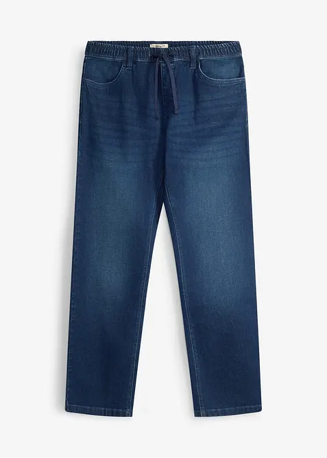 Relaxed fit jeans med stretchlinning, straight, bonprix