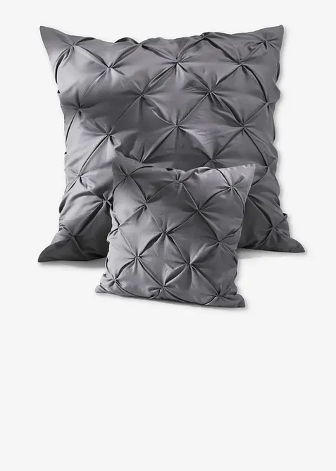 Putetrekk med rynking (2-pack), bonprix