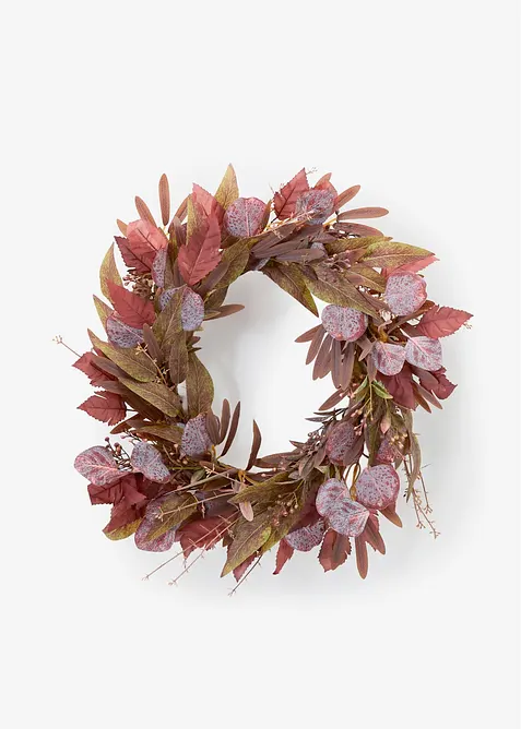 D&oslash;rkrans med blad, bonprix