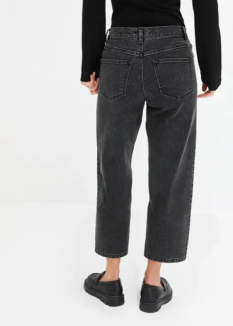 Wide leg jeans, mid waist, bonprix