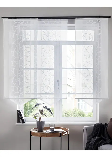 Panelgardin i jacquard (1-pack), bonprix
