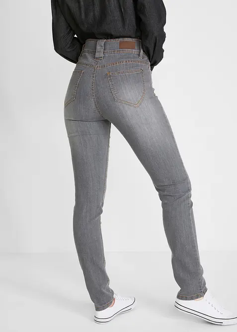 Slim fit-jeans High waist, komfortstretch, bonprix