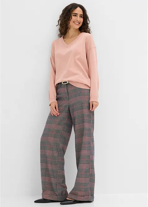 Oversized genser i viskosemiks, bonprix