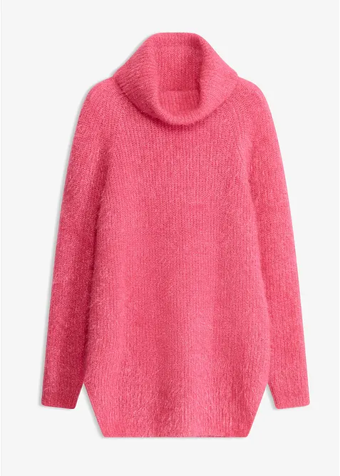 Oversized genser med rullekrage, bonprix