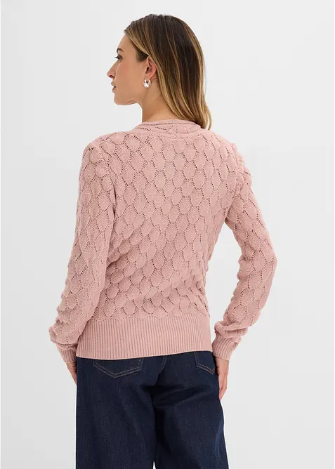 Omslagsgenser med hullm&oslash;nster, bonprix