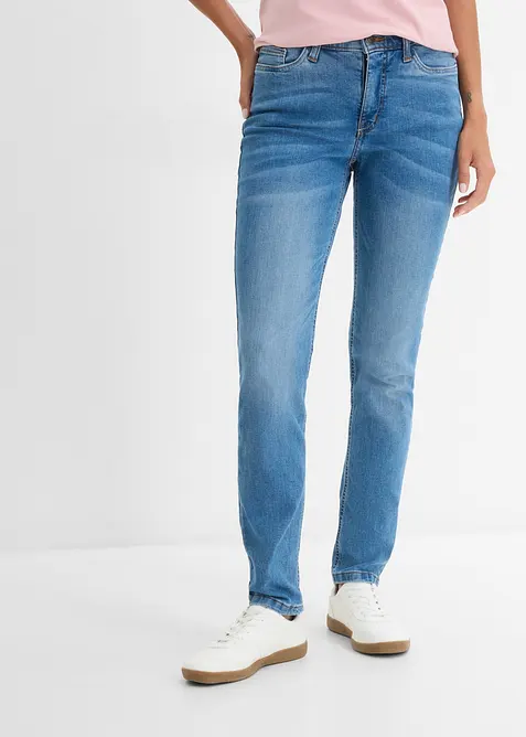 Straight-jeans Mid Waist, Stretch, bonprix