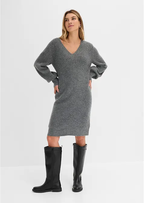 Strikket kjole, bonprix