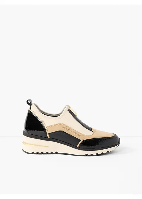 Sneakers med glidel&aring;s fra Marco Tozzi, Marco Tozzi