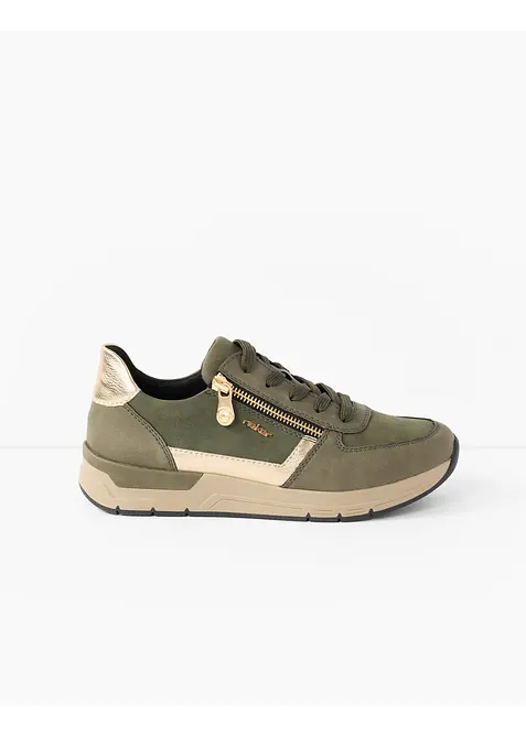 Komfortable sneakers med polstret inners&aring;le fra Rieker, Rieker