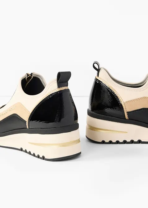 Sneakers med glidel&aring;s fra Marco Tozzi, Marco Tozzi