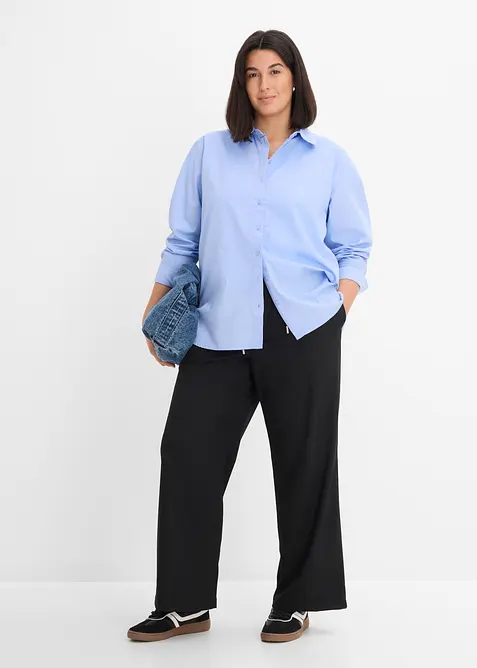 Skjortebluse i 100% bomull, bonprix