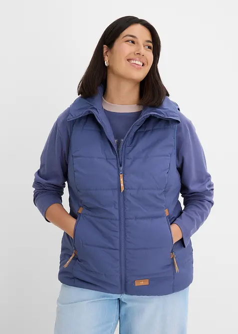 Outdoor-vest med st&aring;krage, bonprix