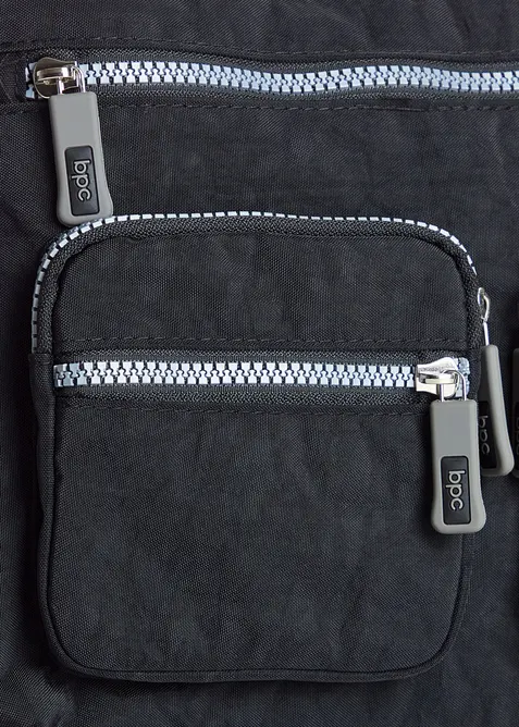 Skulderveske med utvendige rom, bonprix