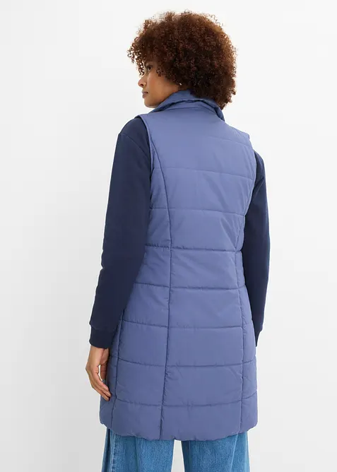 Lang vest med st&aring;krage, bonprix