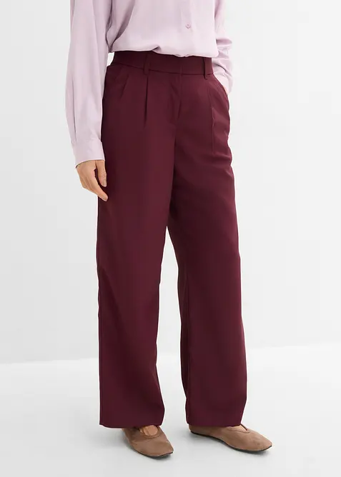 Pull on-bukse med twillstruktur, bonprix