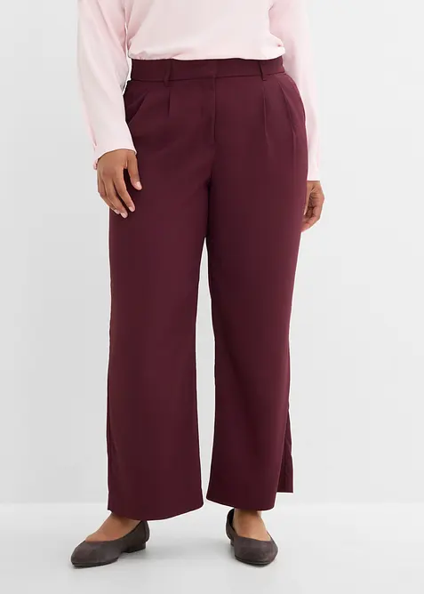 Pull on-bukse med twillstruktur, bonprix