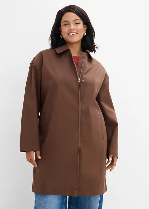 Vannavvisende trenchcoat, oversized, bonprix