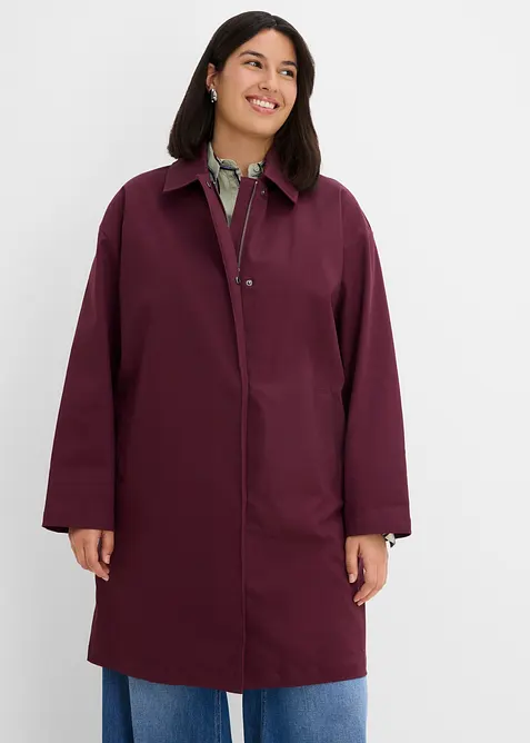 Vannavvisende trenchcoat, oversized, bonprix