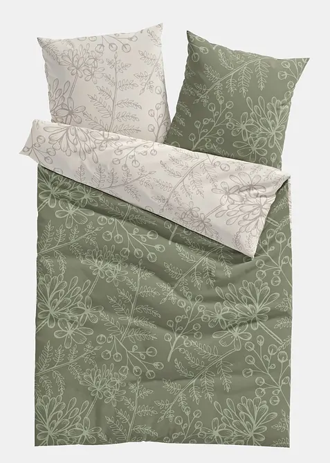 Vendbart sengesett i linon, bonprix
