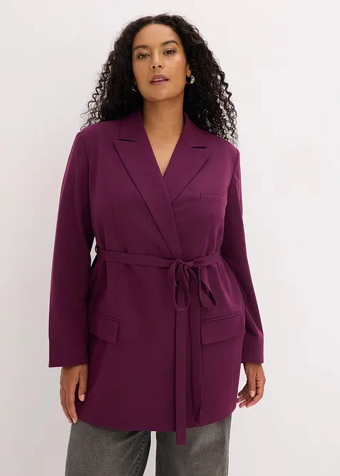 Blazer med knytebelte, bonprix