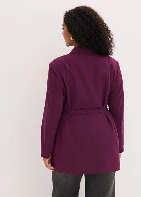 Blazer med knytebelte, bonprix