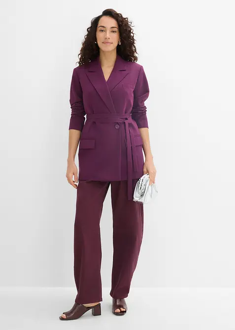 Blazer med knytebelte, bonprix