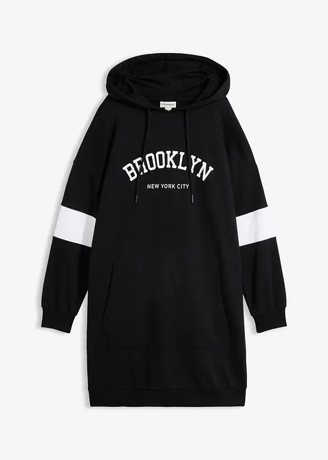 Sweathirtkjole i 100% &oslash;kologisk bomull, bonprix