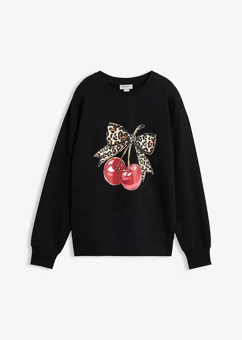 Sweatshirt i 100% &oslash;kologisk bomull, bonprix