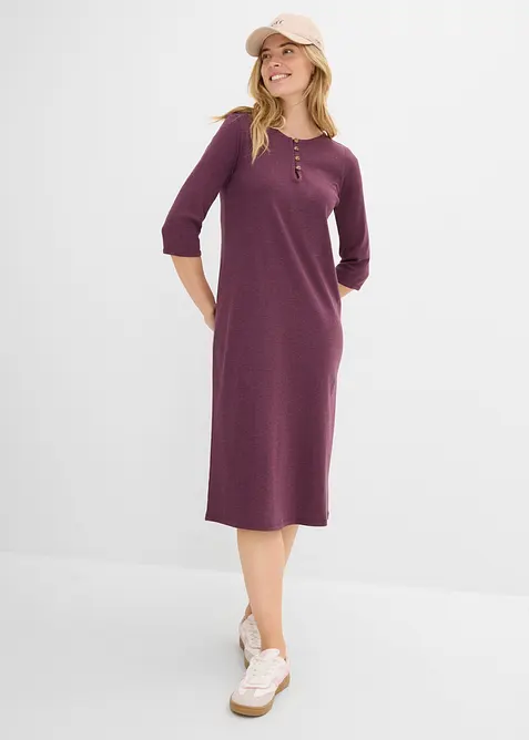 Jerseykjole med 3/4-lange ermer, bonprix