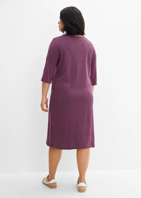Jerseykjole med 3/4-lange ermer, bonprix