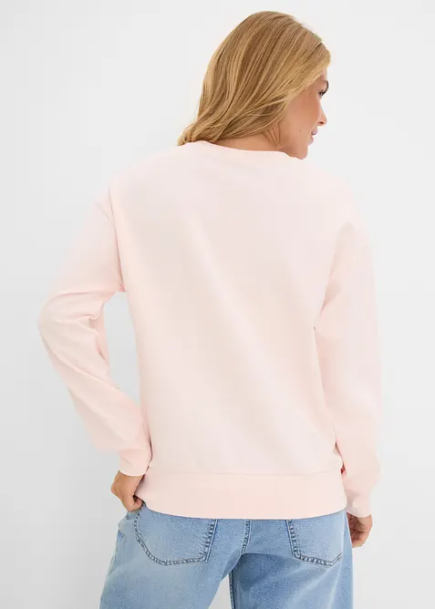 Sweatshirt i 100% &oslash;kologisk bomull, bonprix