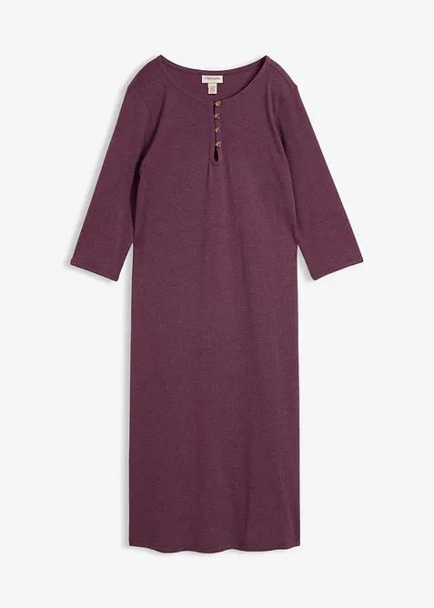 Jerseykjole med 3/4-lange ermer, bonprix