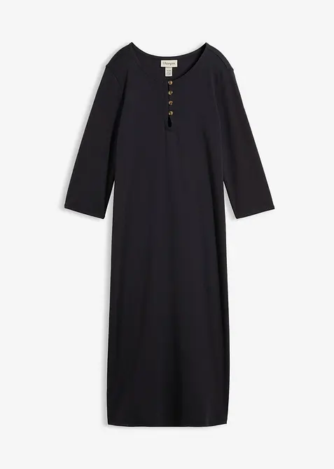 Jerseykjole med 3/4-lange ermer, bonprix