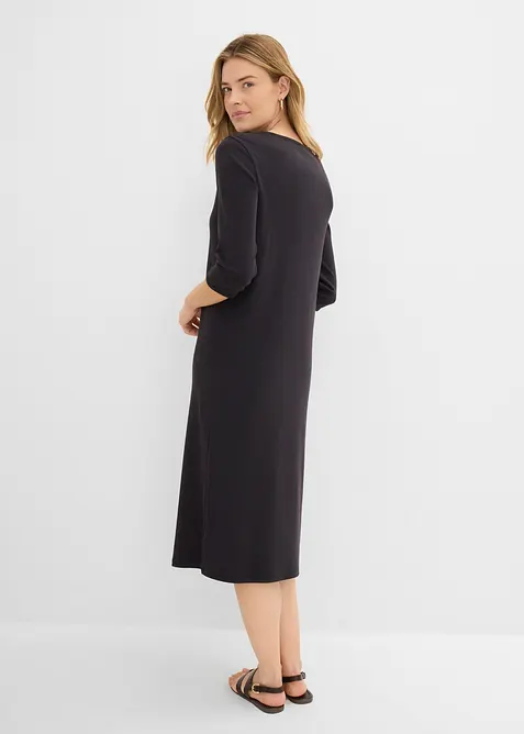 Jerseykjole med 3/4-lange ermer, bonprix