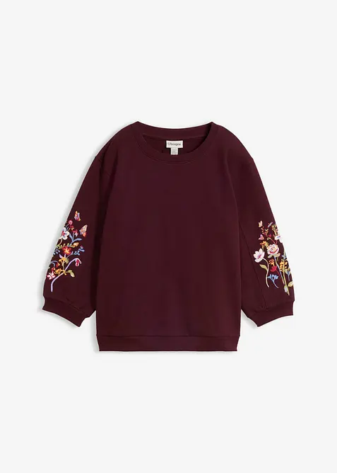 Sweatshirt i 100% &oslash;kologisk bomull, bonprix