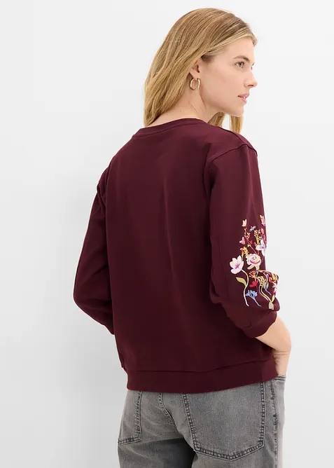 Sweatshirt i 100% &oslash;kologisk bomull, bonprix