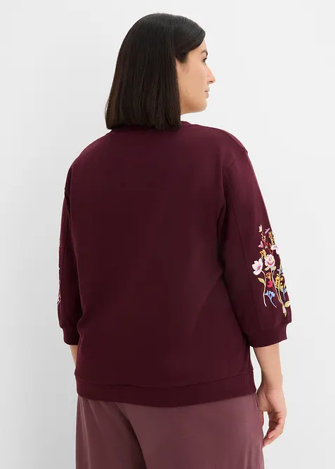 Sweatshirt i 100% &oslash;kologisk bomull, bonprix