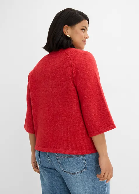 Cardigan med 3/4-lange ermer, bonprix