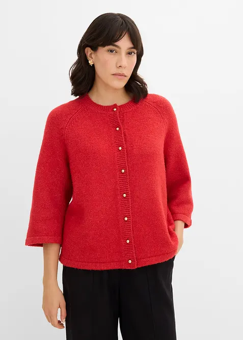 Cardigan med 3/4-lange ermer, bonprix