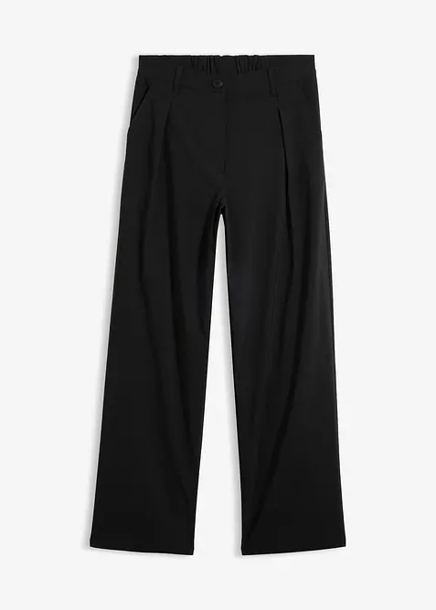 Bukse i bengalin med stretch og legg, bonprix