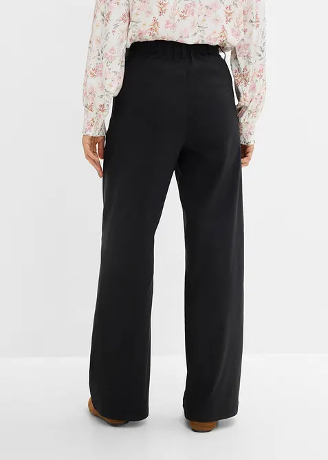 Bukse i bengalin med stretch og legg, bonprix