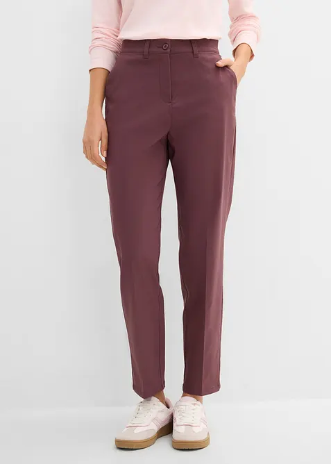Shape bukse i bengalin med stretch og avsmalnende ben, bonprix