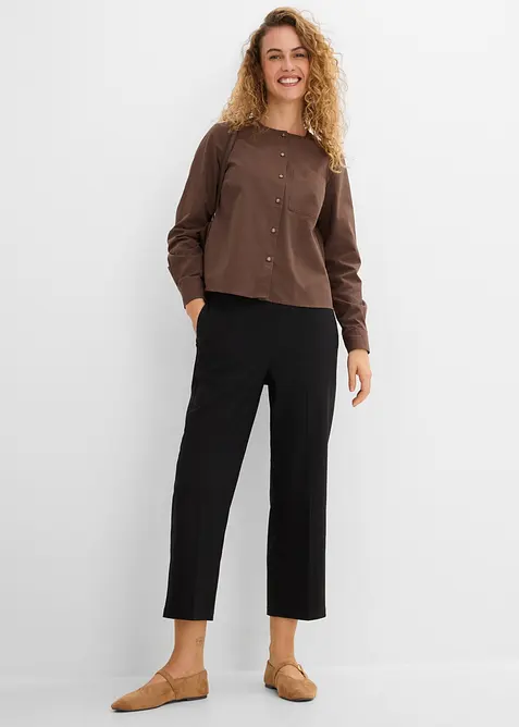 Culotte i bengalin med stretch, bonprix